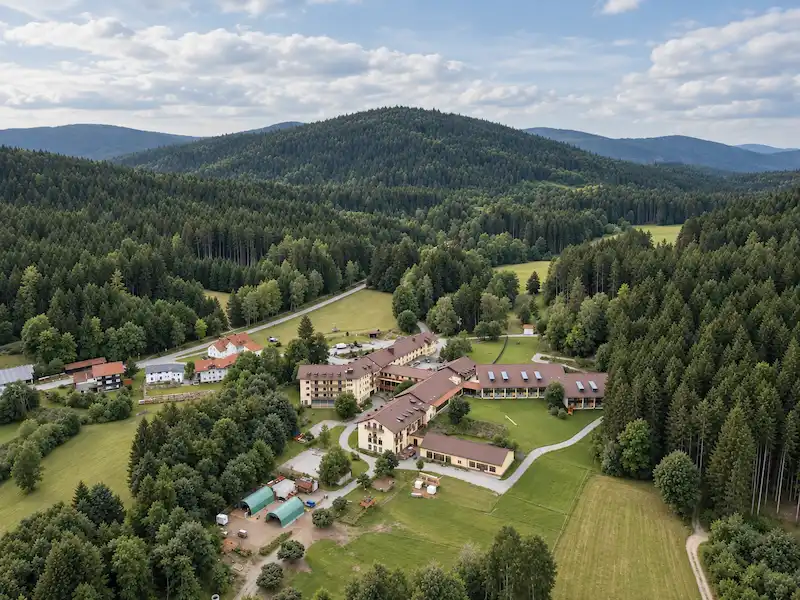 Aktivresort Bischofsmais von oben